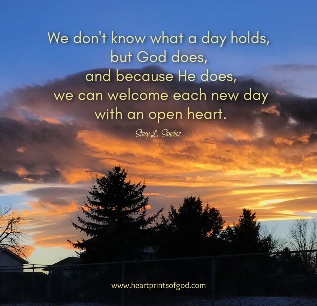 StacyLSanchezHP's tweet photo. We can never see around the next bend. Truth be told, we have no way of even knowing if there is a bend coming. 
But God - God knows. He is ALL-KNOWING. He is ALL-LOVING. 
Whatever may happen, 
we can trust our God.~❤️
#godknows #trusthisheart #welcomeeachnewday #whatagift https://t.co/brbRqjzTWM
