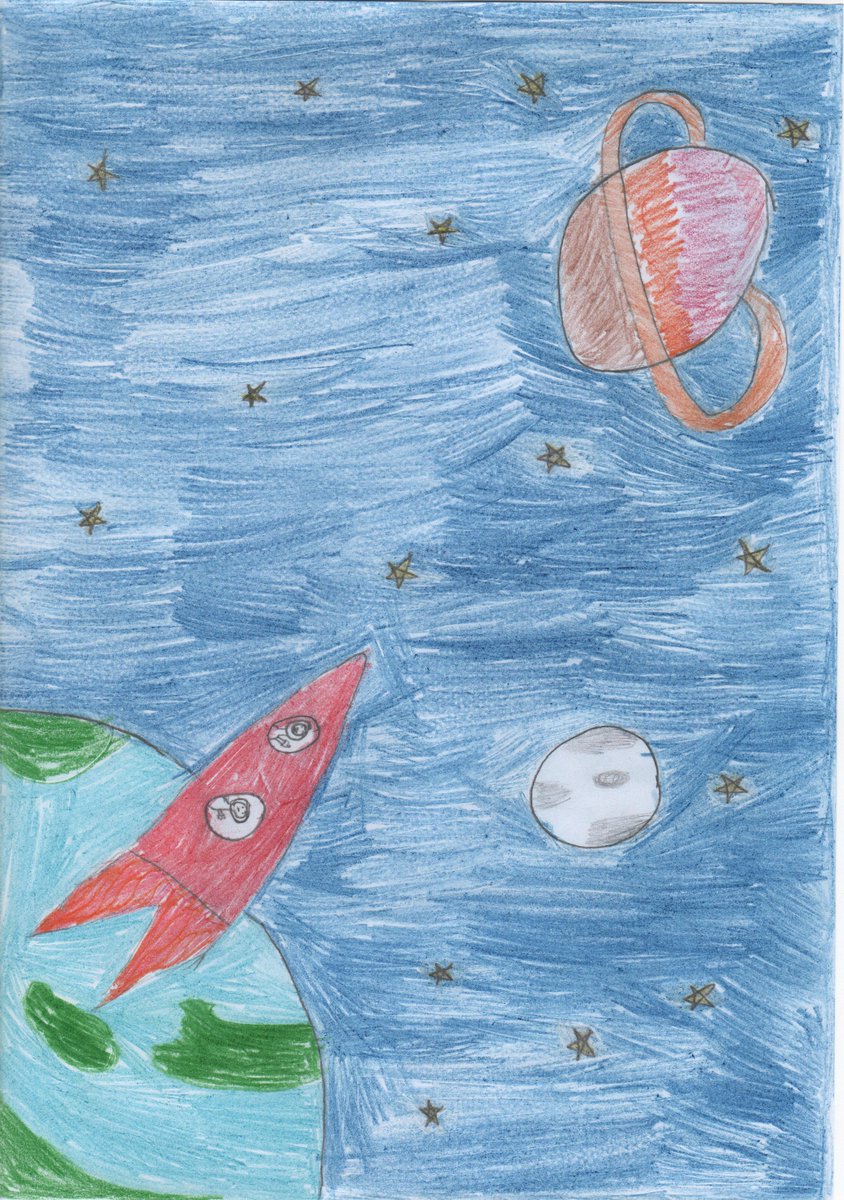 The Year 4 pictures and paintings inspired by Holst's The Planets are coming in thick and fast. They are wonderful. Keep sending them in!