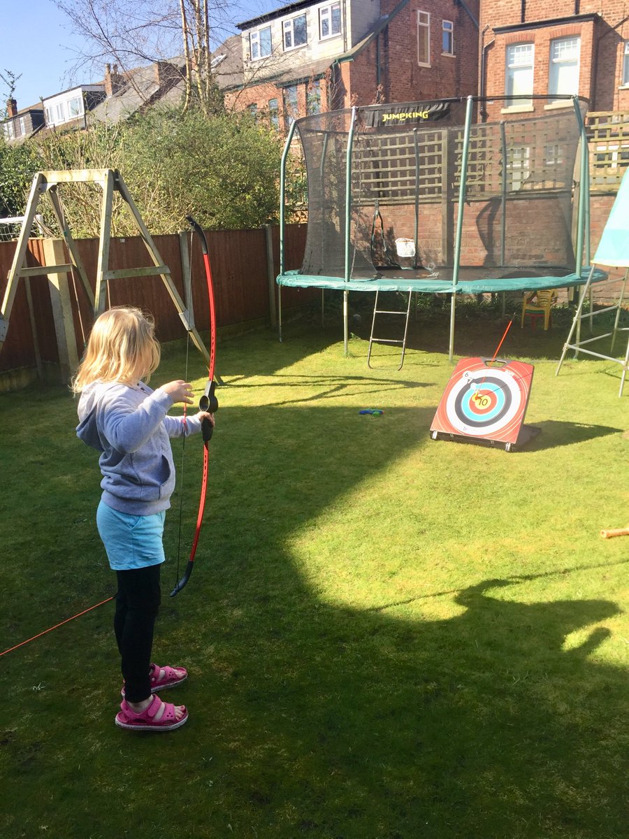 NatBates's tweet photo. Target practice. Miss Murphy ⁦@St_Johns_RC⁩ https://t.co/92huPGSlKv