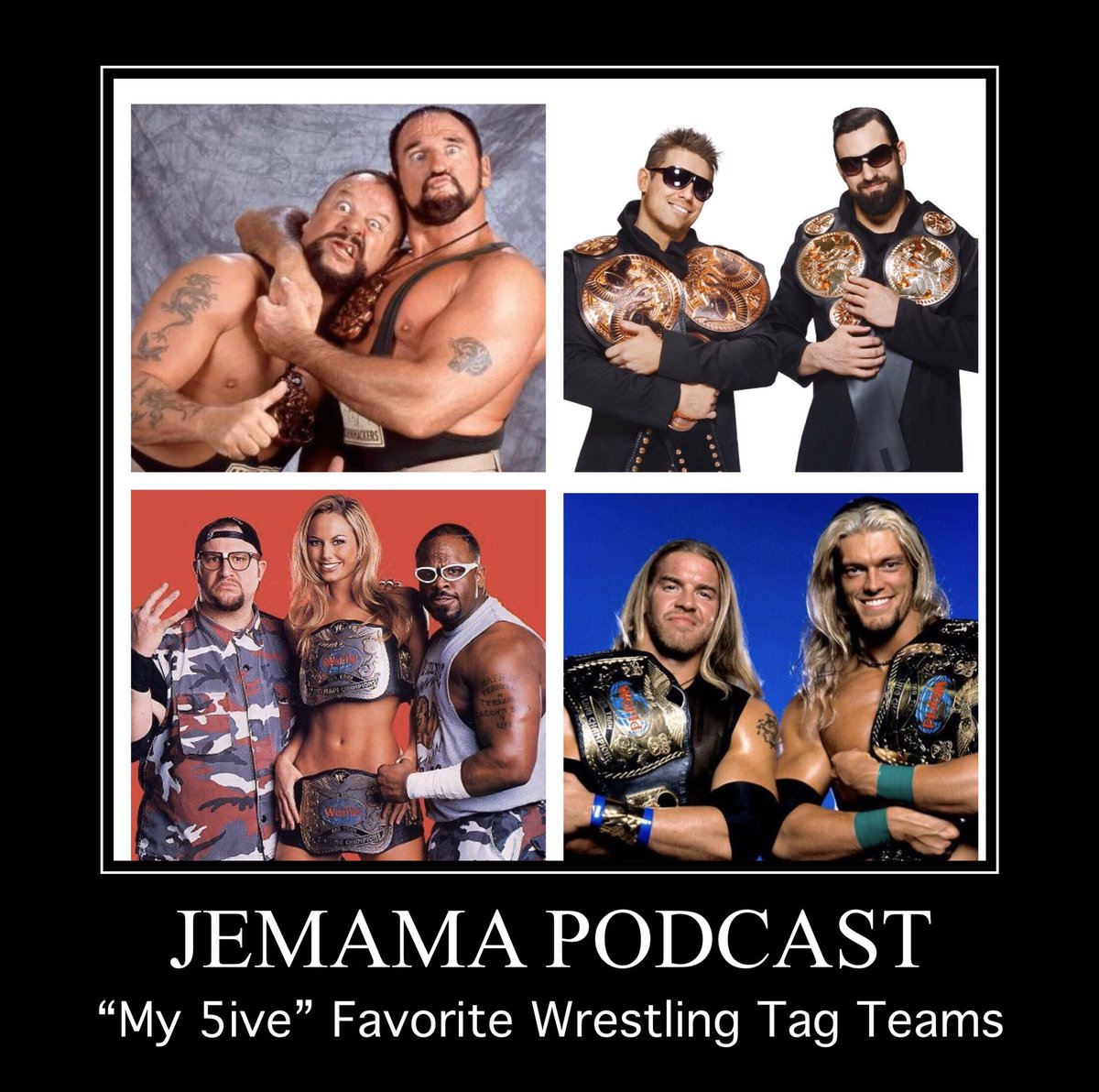 JemamaPodcast's tweet photo. New JeMaMa Podcast!!! 

Check our My 5ive Favorite Wrestling Tag Teams of all time. Links below 👇 #jemamapodcast #podcasts #wrestling #wwe #tagteams 

Apple - https://t.co/LBBnrmEbmR

Stitcher - https://t.co/oR80wk7Pr0

Spreaker - https://t.co/LMp6oortMI https://t.co/Ue8jLs9jmt