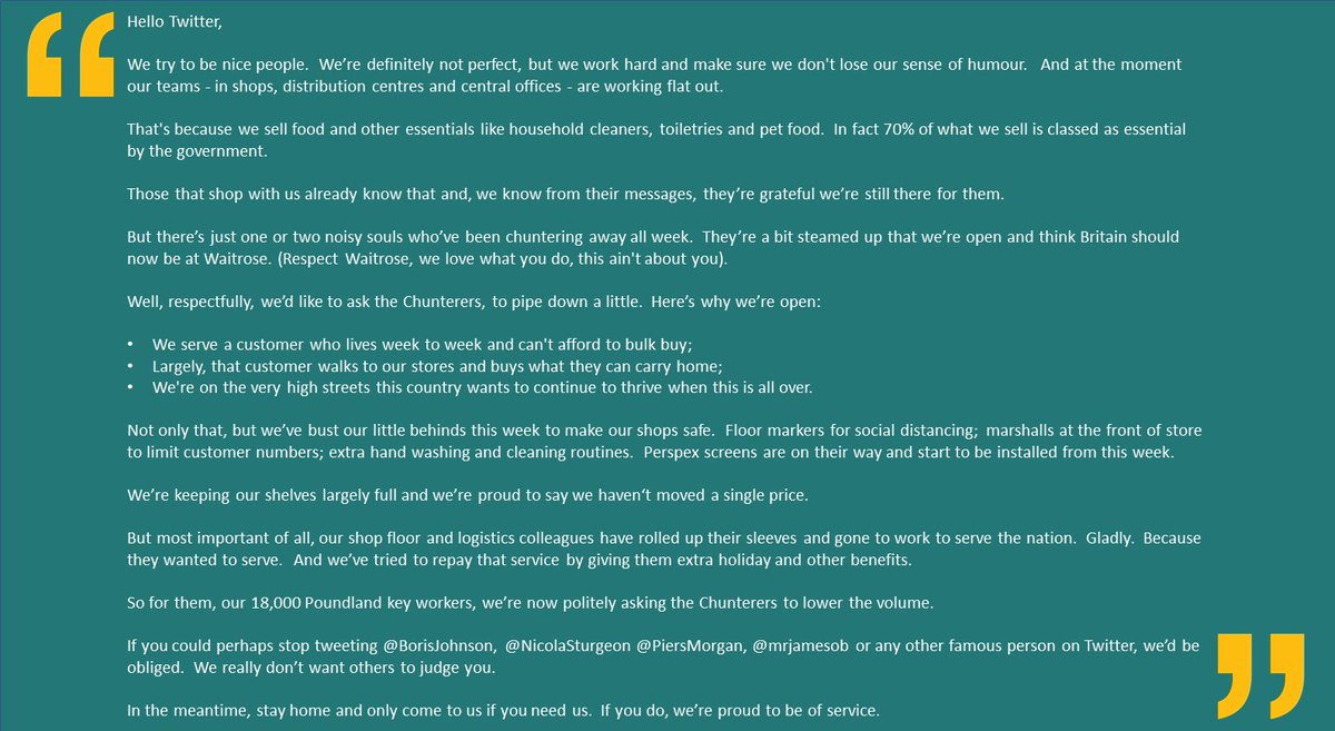 Poundland tweet media