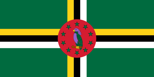 Dominica. 10/10. Adopted in 1990, though only small alterations made from the original flag in 1978 which was designed by playwright Alwin Bully. This is a delightfully coloured flag with a god-damned purple parrot in the centre. Easy 10/10. A credit to Dominica!