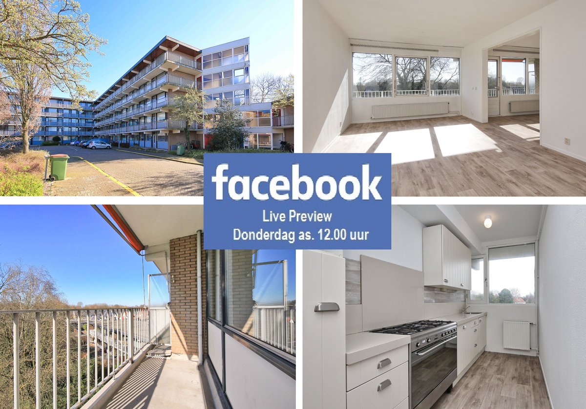 Onkenhout's tweet photo. LET OP! In verband met het Coronavirus

           FACEBOOK LIVE PREVIEW
    Meidoornweg 262 @Badhoevedorp

            VANDAAG VAN 12.00-12.15 UUR
https://t.co/PPFgNjALcw

Licht 4-kamer appartement, ca. 92 m², 3e etage, ZO-balkon, € 275.000,-- 
Info: https://t.co/zXpmP2YWgZ https://t.co/kA2AWRXJB4