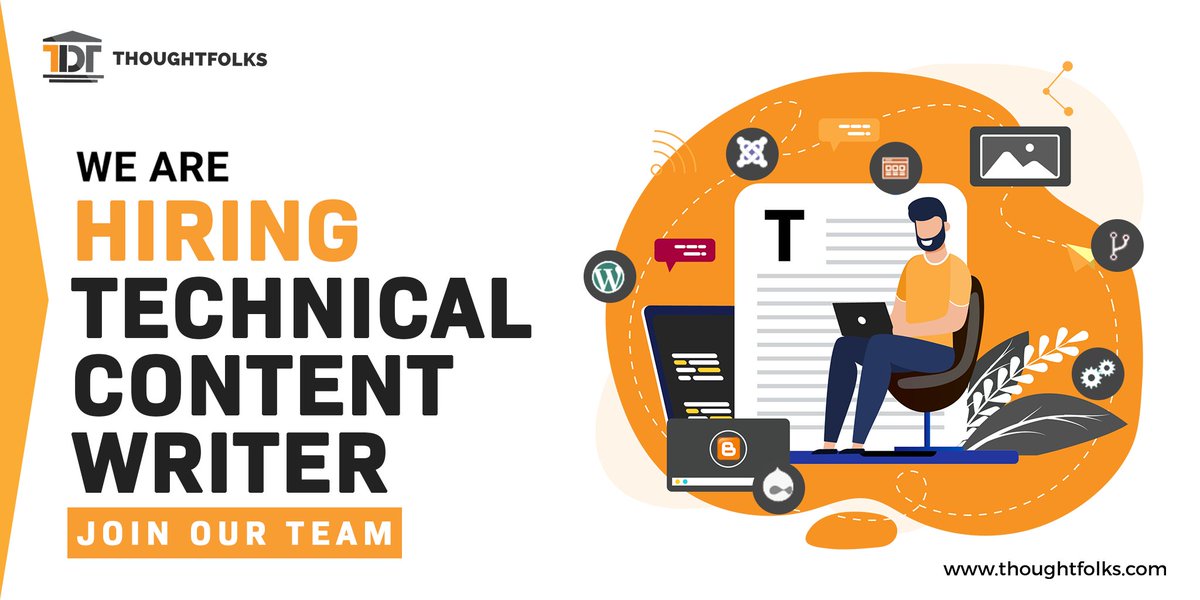 Thoughtfolks's tweet image. If you are passionate enough to give words to your tech thoughts, then this opening is for you!

Write to us at growth@thoughtfolks.com

#Hiring #Recruitment #TechnicalContentWriter #ThoughtFolksDigital
