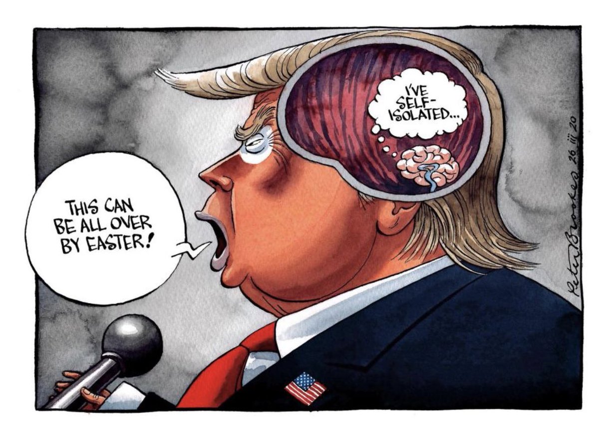 The Times og deres tegner Peter Brookes legger ikke noe imellom.