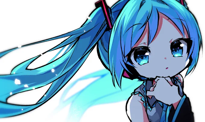 ミクさん落書き 