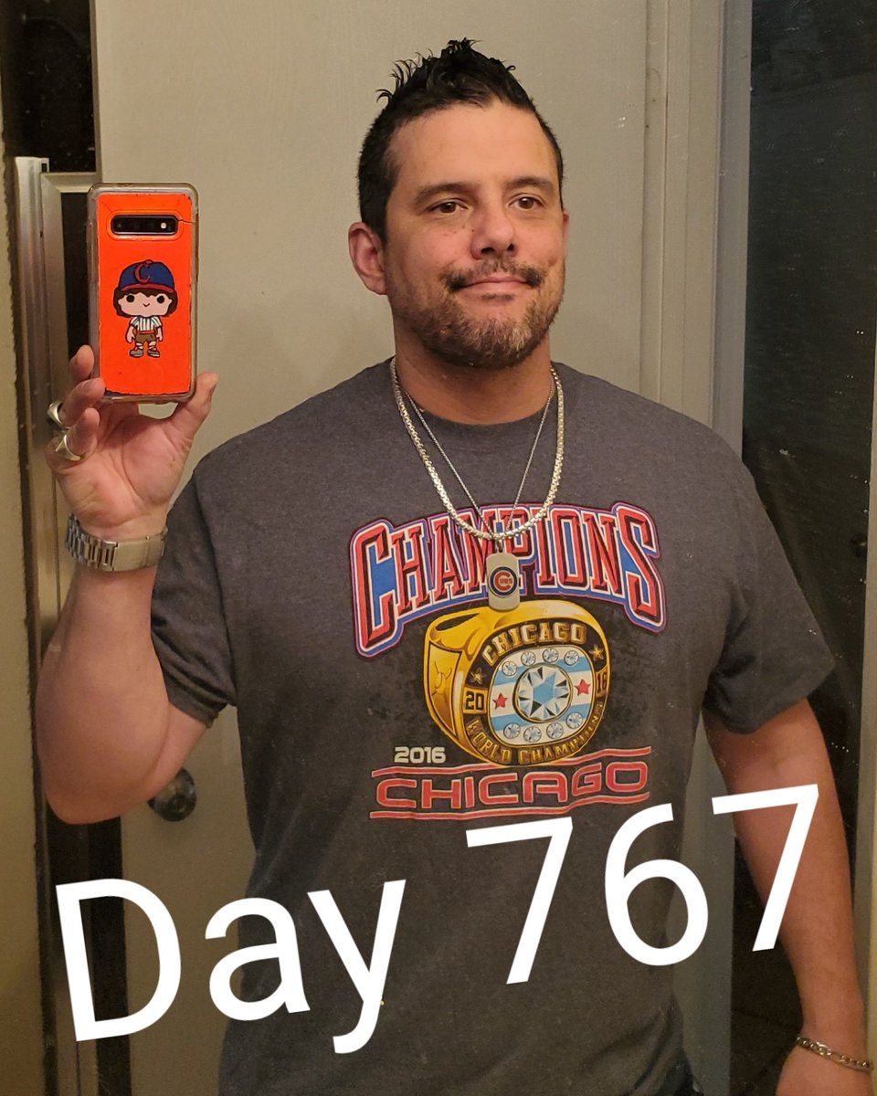 CubbieKoolaid's tweet photo. Now I feel like a Champion After all this time, we have the keys n new house Now just have 2 pack You think I have a ton of tees wait till you see
Day 767 of @Cubs #ShirtOfTheDay
#ThatsCub #CubTalk #EverybodyIn #IamCubsessed #Cubs #AuthenticFan #OwnItNow #GoCubsGo #ChicagoCub https://t.co/julZ4e9Tan