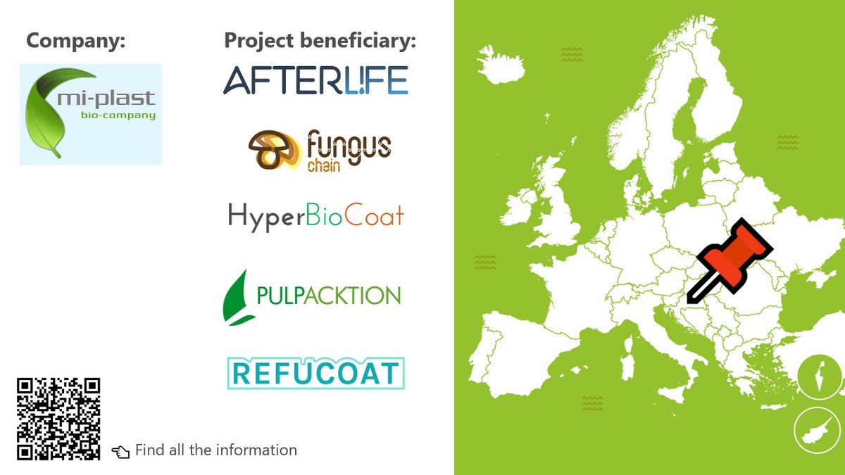 CBE_JU's tweet photo. #MiPlast 🇭🇷 provides critical technology ⚙ to transform #biobased plastics 🌱 into the final applications. 
A beneficiary in 5 projects (#AFTERLIFE, @funguschain, @HyperBioCoat, #PULPACKTION &amp; #REFUCOAT), @mi_plast is an example of a #Croatian SME obtaining #European funding. https://t.co/moWtAwnGT0