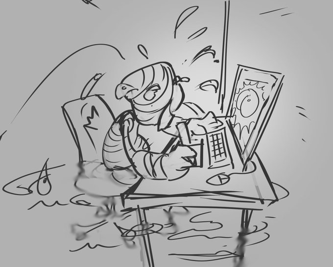 @suqling Hehe, when try to draw something cool for a long time, and it turns out... 