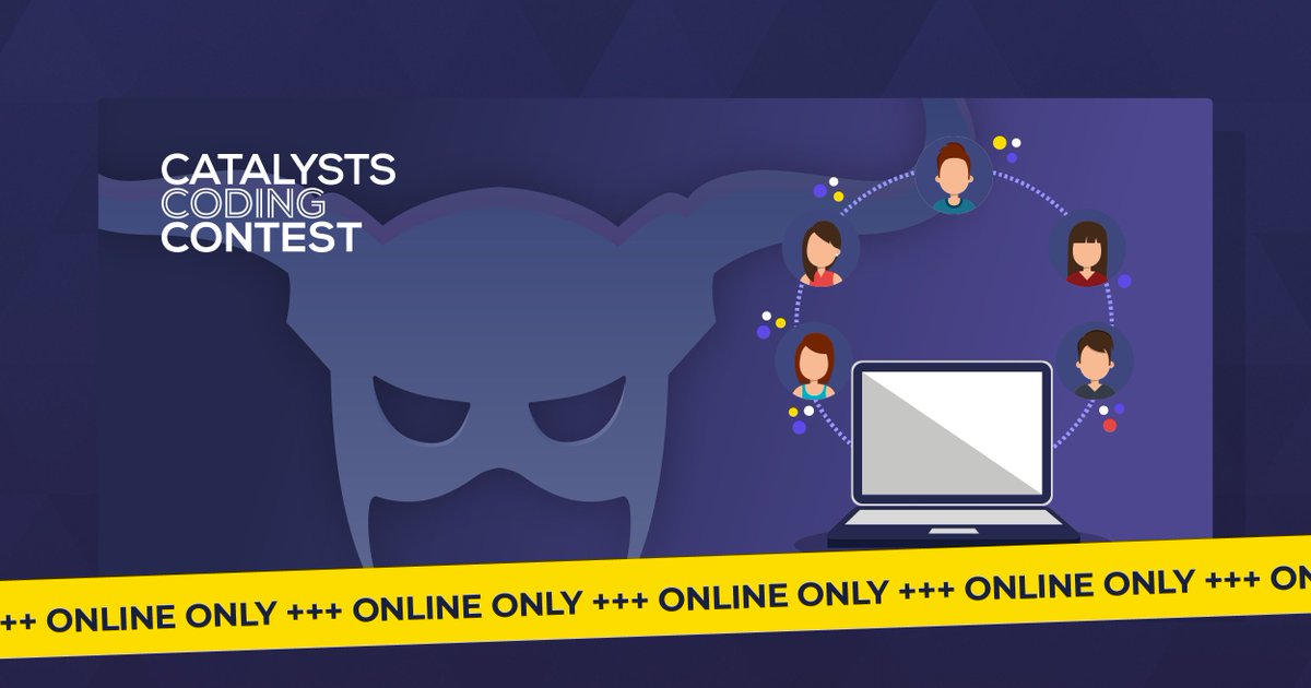 Cloudflightio's tweet image. These days our team is busy preparing the #CatalystsCodingContest, organized #onlineonly on April 3rd for all 36 host cities. Participants have the opportunity to break the routine and stay sharp in these indoor times. Registrations are still open: register.codingcontest.org