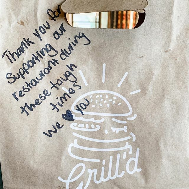 smpaskin's tweet photo. We picked up some takeaway on the way home from work and found this written on the bag #wereallinthistogether #staysafe #flattenthecurve #socialdistancing #stayhealthy #localbusiness #supportrestaurants #supportlocalbusiness #saverestaurants https://t.co/awgBSnB8Z4 https://t.co/j76fZYZzdG