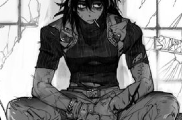 ⠀

⠀⠀Kaiber simply sits there on TL. Slightly covered in blood.

⠀⠀⠀⠀⠀⠀⠀⠀⠀⠀⠀⠀⠀`` What a boring day. ``

⠀