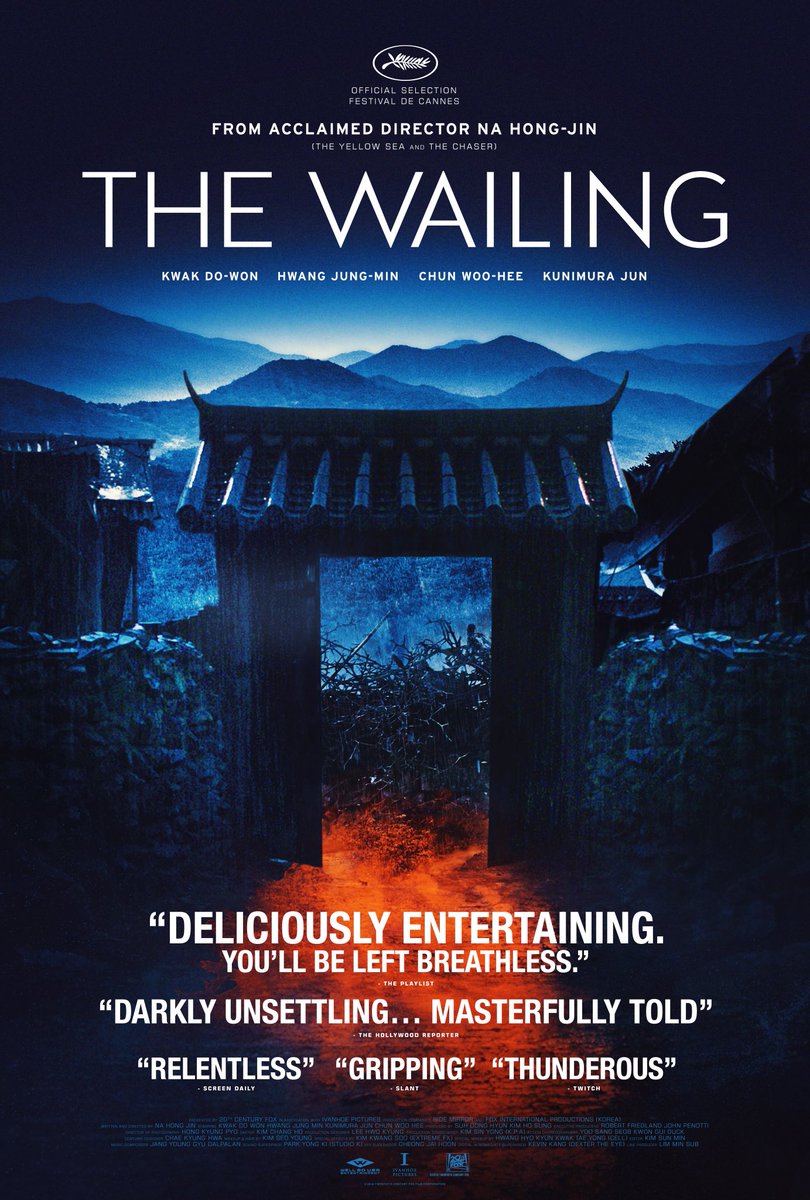 The Wailing(2016)9.5/10Genre: Horror, thriller Note: Another movie that i need explanations after done watching