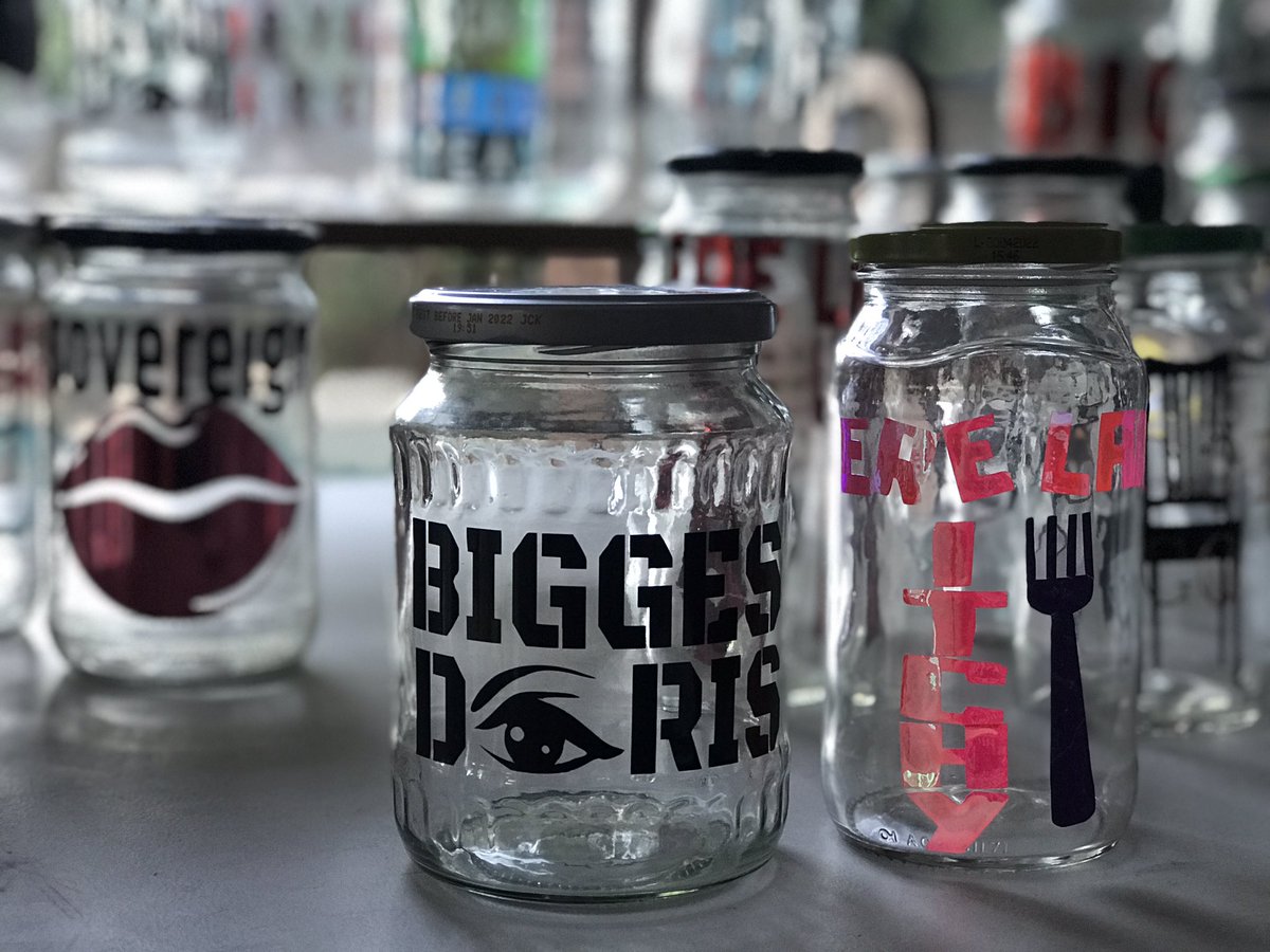 flashblak's tweet photo. Feeling #Flashblak
Getting creative
some of my upcycled jars for sale at the virtual @meeanjinmarkets https://t.co/Cin2oldSxb