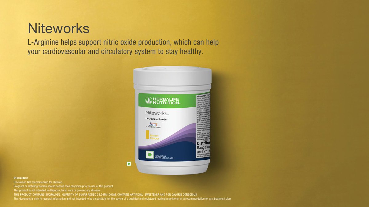 Herbalife India on Twitter "Nitric oxide produced in cells lining the