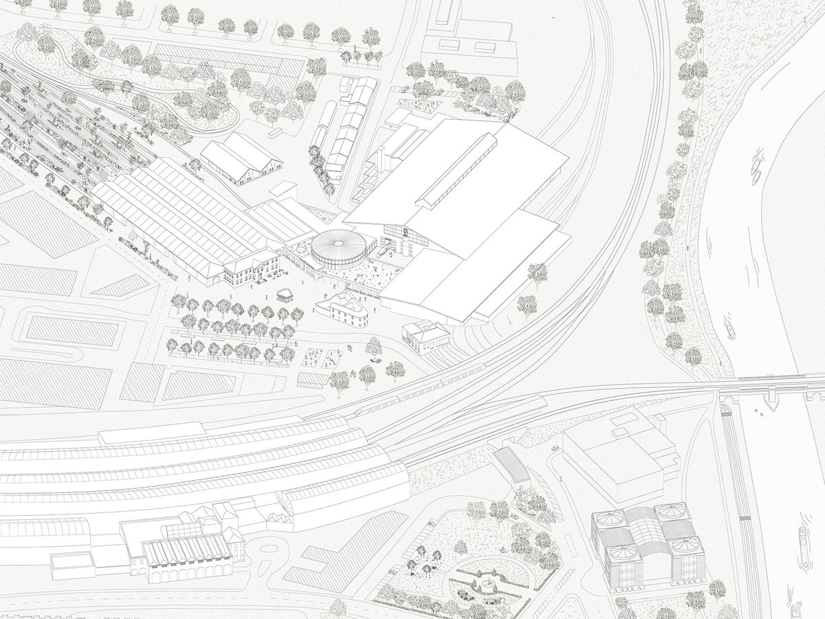 FeildenFowles's tweet photo. We are so thrilled to announce we have won 🏆 the international design competition for Central Hall 🚂@railwaymuseum in York! Congratulations to our⭐️team @MaxFordhamLLP and @PriceandMyers we cannot wait to get going on this amazing commission! https://t.co/RpDp9zh7F5