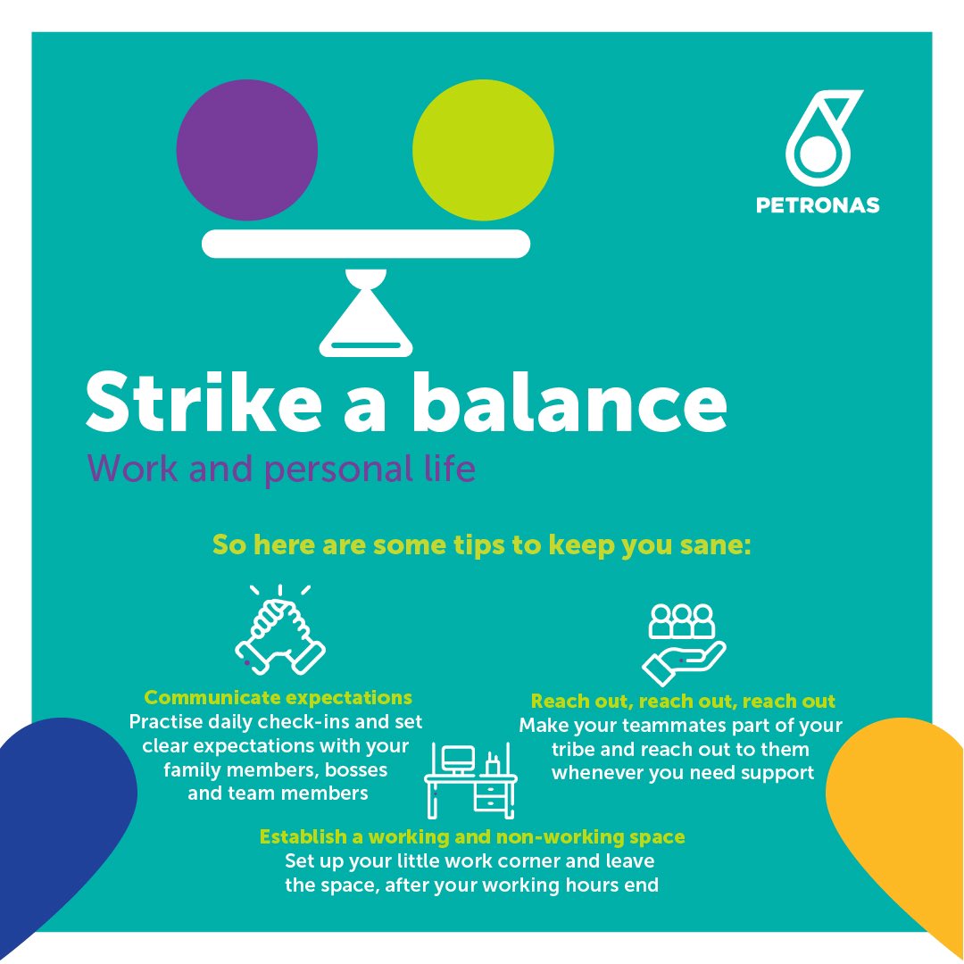 Petronas On Twitter Keep Practising For That Work And Life Balance We Are In This Together Wewishyouwell Staysafe Stayhealthy Becausewecare Alonetogether Https T Co Gk6s8nvxbv