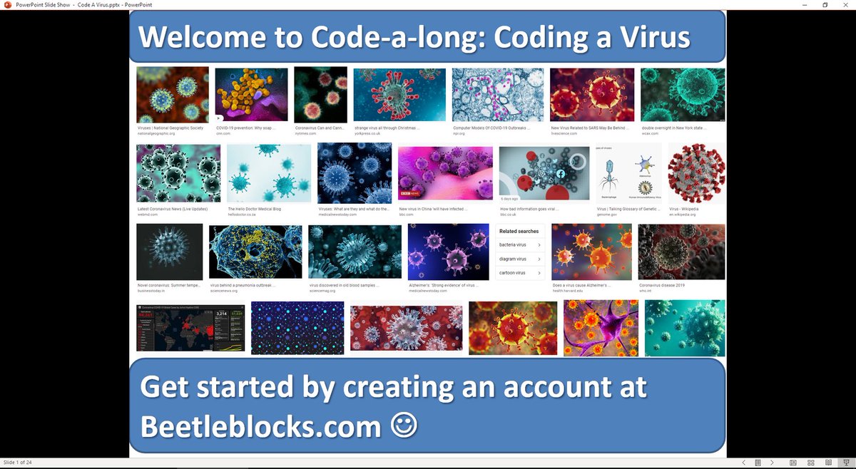 Activ8Thinking's tweet photo. Looking forward to doing this with some of our beginner primary teacher coders at lunchtime today. Can't wait to see what they make in beetleblocks. https://t.co/cvkwjCNlrk