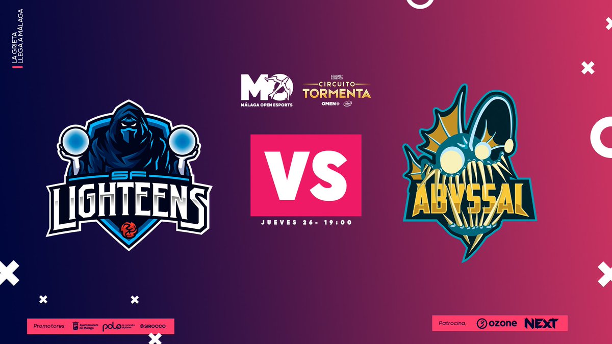 sf_lighteens's tweet photo. Ha llegado el día de debutar en la competición de eSports más importante del país. Deseadnos suerte, aunque no la necesitamos...
⚔️@AbyssalEC
💎@SomosLaTormenta
⚡️@MalagaOpen
¿Dónde verlo?
@david43zebra🎥 https://t.co/ucVB2U4N5Z
@DonDeGentes_🎥 https://t.co/DqezAp9AFA
🤩🤩 https://t.co/K830r72sF0