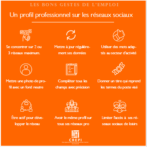 CREPIAlsace's tweet photo. #ConseilsCREPI
Vous êtes en recherche d'#emploi active ?
Saviez-vous qu'1recruteur sur 3 recherche votre nom sur Google ? C'est le moment de soigner votre présentation sur les RX SX pro. Ci-dessous un petit récap des choses à faire pour une #PresentationPro : https://t.co/rc0vxWO23P