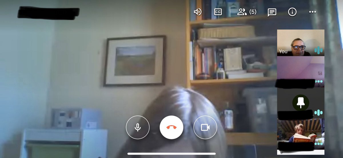 One of the highlights of our day at the moment is our continuing reading groups! Time for a chat and to see each other then read together... smiles all round. Here are 3 of them - How to Train your Dragon <a href="/CressidaCowell/">Cressida Cowell</a> and Cosmic <a href="/frankcottrell_b/">Frank Cottrell-Boyce</a> and @phonicbooks