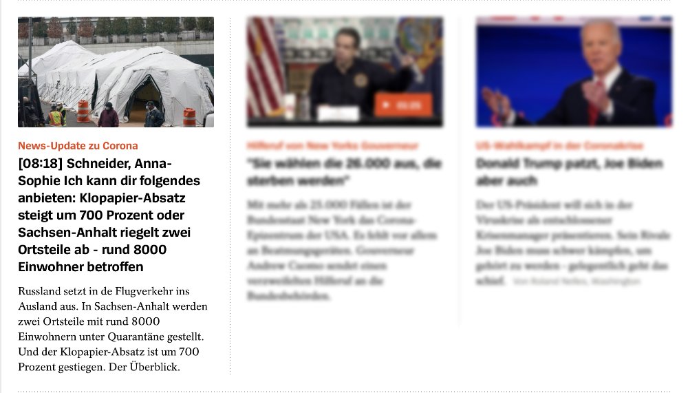 Na, für welche Meldung hat sich Anna-Sophie wohl entschieden?