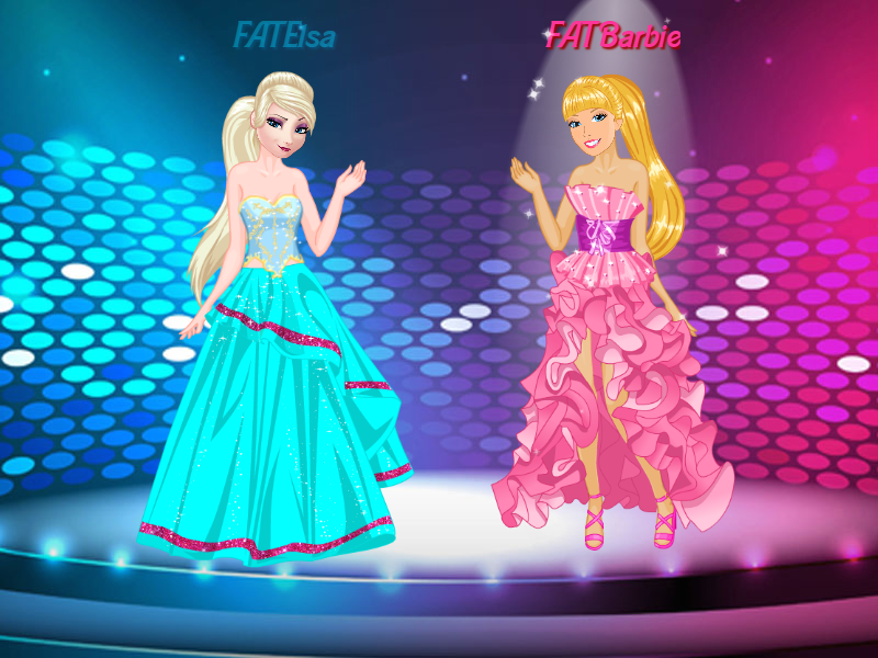 Elsa vs Barbie Fashion Contest 