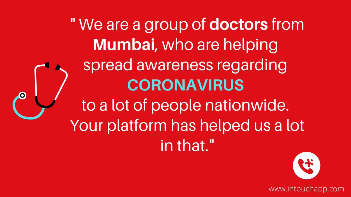 intouchapp's tweet photo. We are happy to do our bit to support the #CoViD19 fight. If you need help dealing with inquiries via #WhatsApp or need a mobile-based communication &amp; information sharing platform, reach us immediately at support@intouchapp.com or https://t.co/m5yAdTe3ep https://t.co/Z3j4zyvL2Y