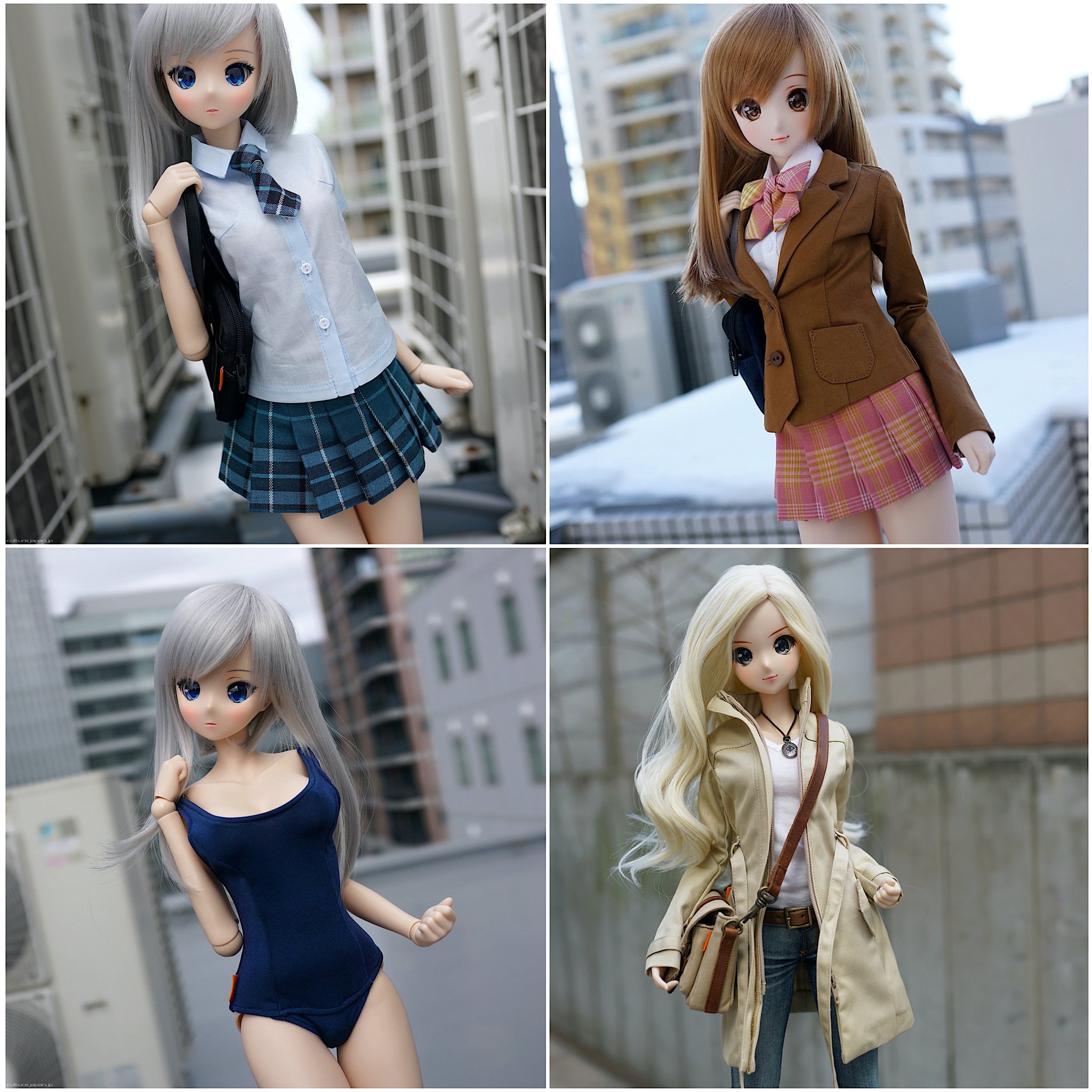 スマートドール本体と衣装セット　#スマートドール DDS/DD/スマートドール(S)/AZO2(G) ブルマ（ピンク/new体操着