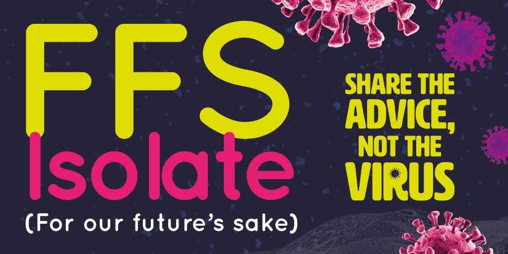 RochdaleCouncil's tweet photo. The message is clear. #StayAtHome to help save lives. Only go out when absolutely necessary for food, medicine, work or exercise⚠️ https://t.co/qFMkwgSX4r #FFSIsolate https://t.co/TcjqKB65Hd