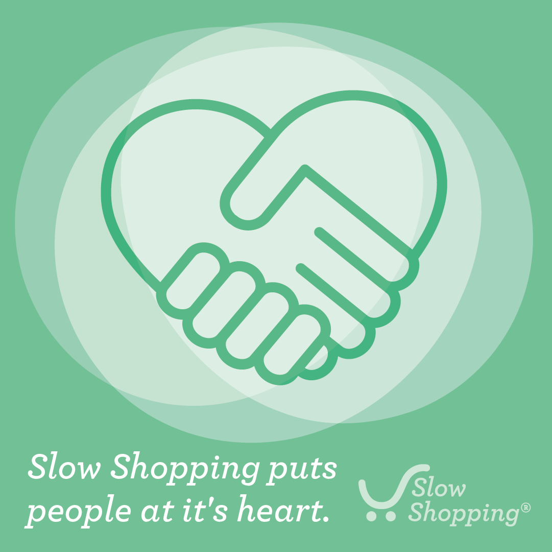 While Slow Shopping isn’t a possibility for the most vulnerable in society while we’re in lockdown, you can still support your local community. Pop a note through their door with your phone number on it &amp; encourage them to call for a chat or to for you to get essentials for them.