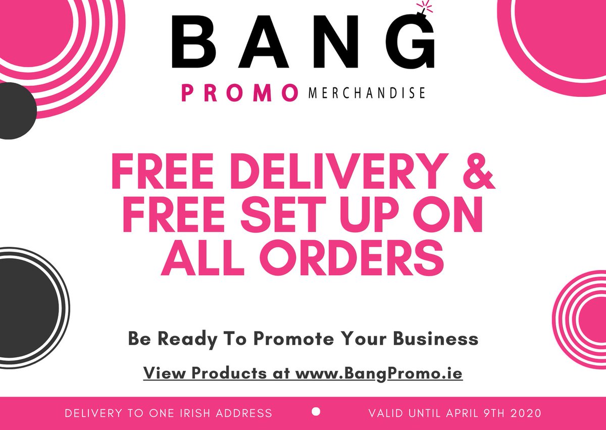 bangPromoMerch's tweet image. Free Delivery &amp;amp; Free Set Up On All Orders - mailchi.mp/f6397bcd4623/f…