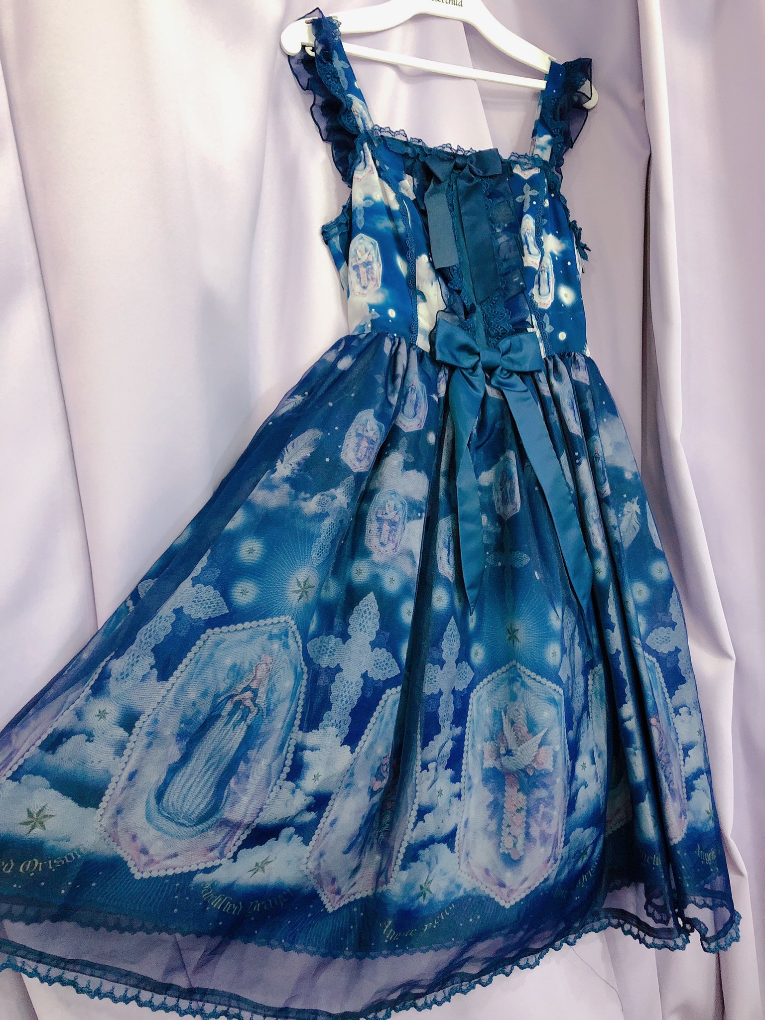 カラー Angelic Pretty Cecilia Crossジャンパースカート 9z32y
