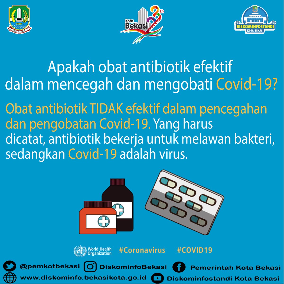 Info lengkap bisa klik :
who.int/COVID-19