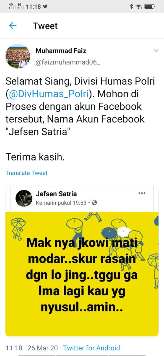 muhammadfaiiz_'s tweet photo. @kaesangp Sebelumnya sudah saya laporkan kepada Divisi Humas Polri, Mas Kaesang. https://t.co/IVydj1fiAW
