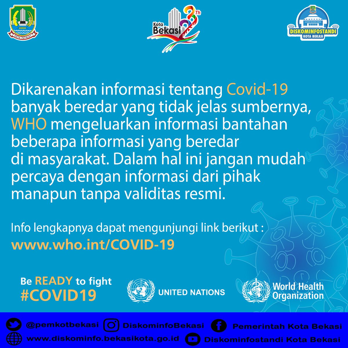 Selamat Sore,

Yuk kita simak infografis berikut, terkait Covid-19. Dikarenakan banyak beredar informasi yang tidak jelas sumbernya.