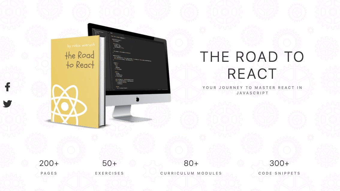 Previously  https://www.roadtoreact.com  was the entire course website. Now it's only the landing page built with  @gatsbyjs which shares the same theme with my personal website   https://www.robinwieruch.de  This applies to all my other course landing pages as well.2/n