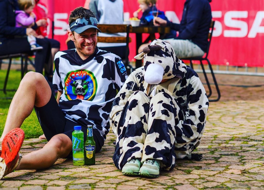 bigchrisvis's tweet photo. @trailseekerrun @tTORRIN and I had a great time representing the #choccows and raising funds for the @CHOCfoundation! Looking forward to doing this again real soon! 💜🐮 https://t.co/r3frXizTKZ
