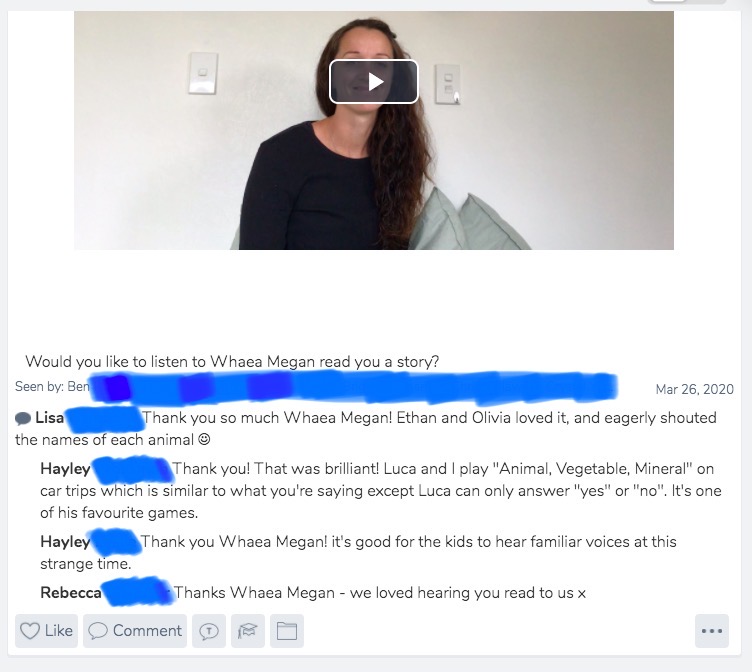 Got warm fuzzies from the feedback from whānau after posting this video!  #remotelearningtakp #takpschool #poutama