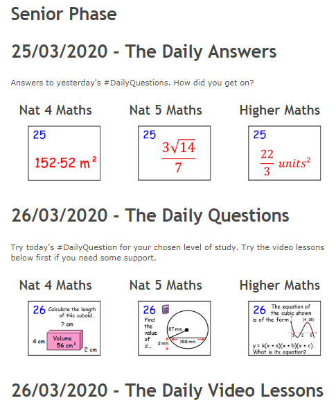 ** Calling all #HomeLearners** Day 4 - 26/03/2020. Today's #CfE #SeniorPhase questions have been posted along with corresponding video lessons and answers to yesterday's questions. View them at cdmasterworks.co.uk/distance-learn…. Let us know how you get on! 🥉🥈🥇🎯🏴󠁧󠁢󠁳󠁣󠁴󠁿