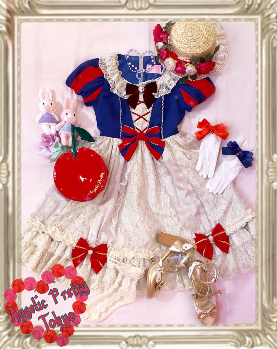 Angelic Pretty elegant snow white ワンピース