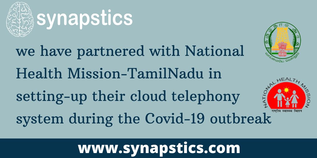 curegrid's tweet photo. we have partnered with National Health Mission-TamilNadu @nhm_tn in setting-up their cloud telephony system during the Covid-19 outbreak.
If you have any queries regards to covid-19 call the toll free number 📞☎️1800120555550 and also we thank our cloud partner @Exotel https://t.co/nGI13rXux8