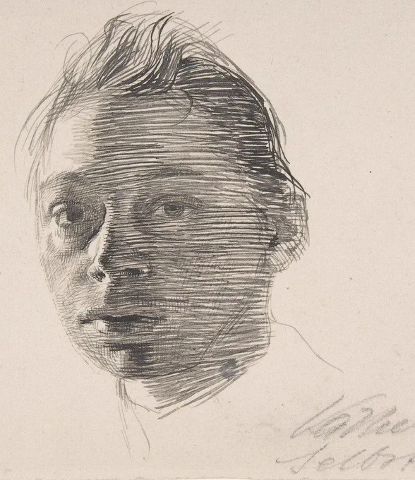 self portraits by Käthe Kollwitz (1867-1945) 