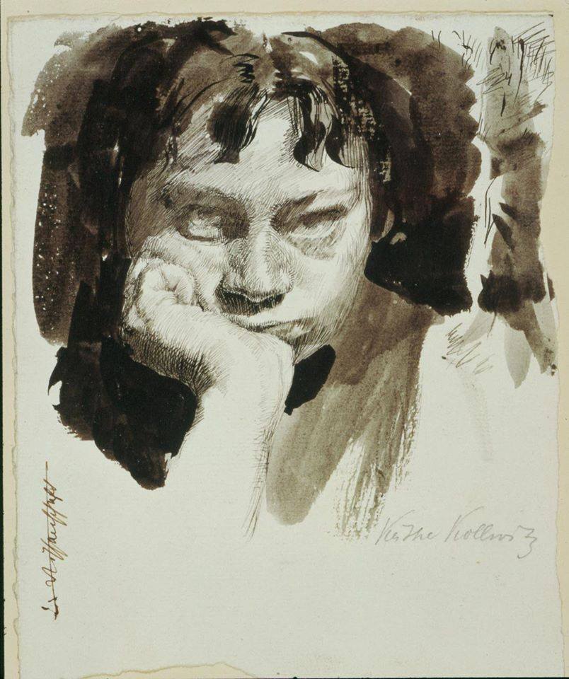 self portraits by Käthe Kollwitz (1867-1945) 