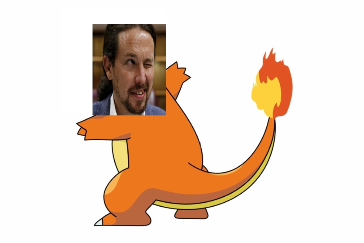 Si se confirma que Pablo iglesias se ha liado con la hija de Verstrynge, dejando tirada a Irene Montero, le podremos bautizar como Charmander o cola de fuego.