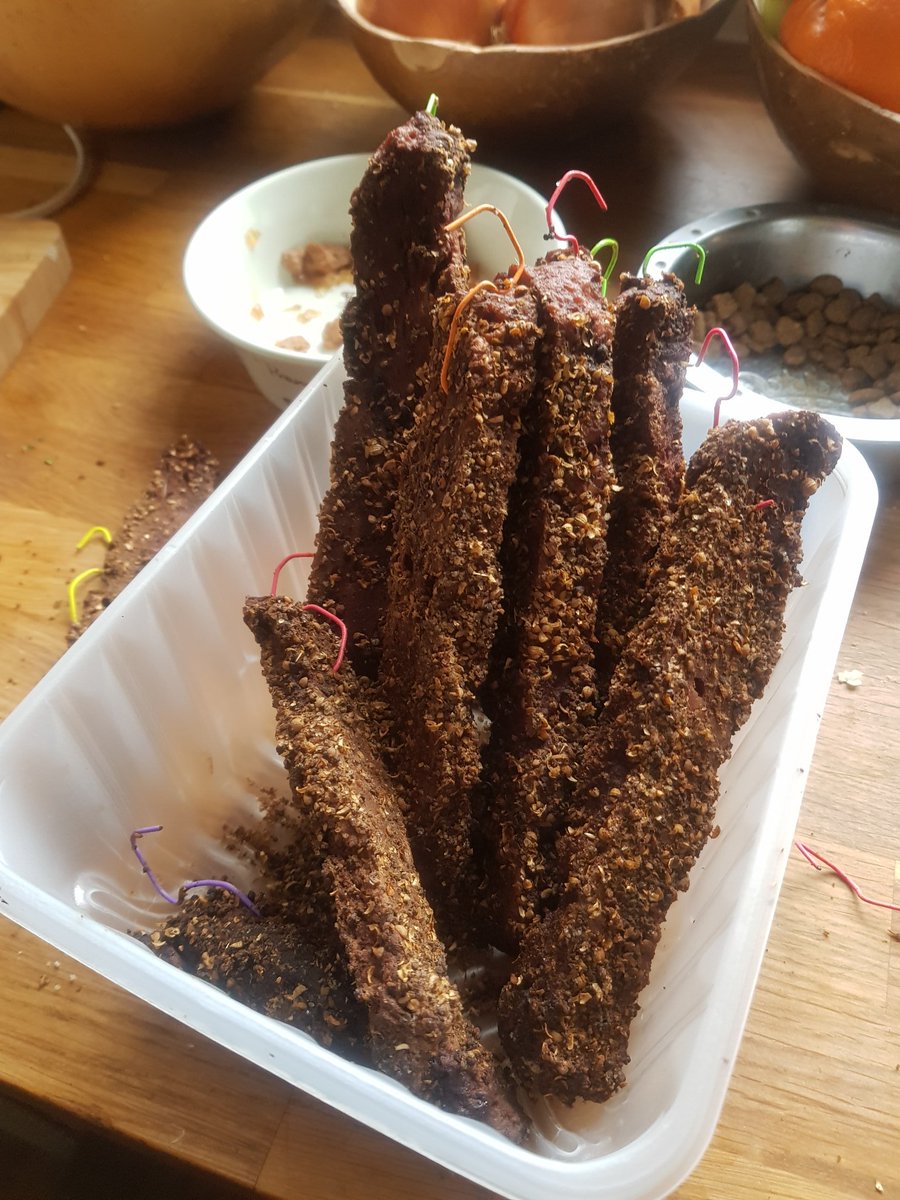 ETNSNP's tweet photo. Veggie biltong a la sister.  She is my favourite today.  I miss biltong.  But this is a close run second to @Susmansbiltong Stay safe, wash your paws, stop the virus. https://t.co/becW7uAfeH