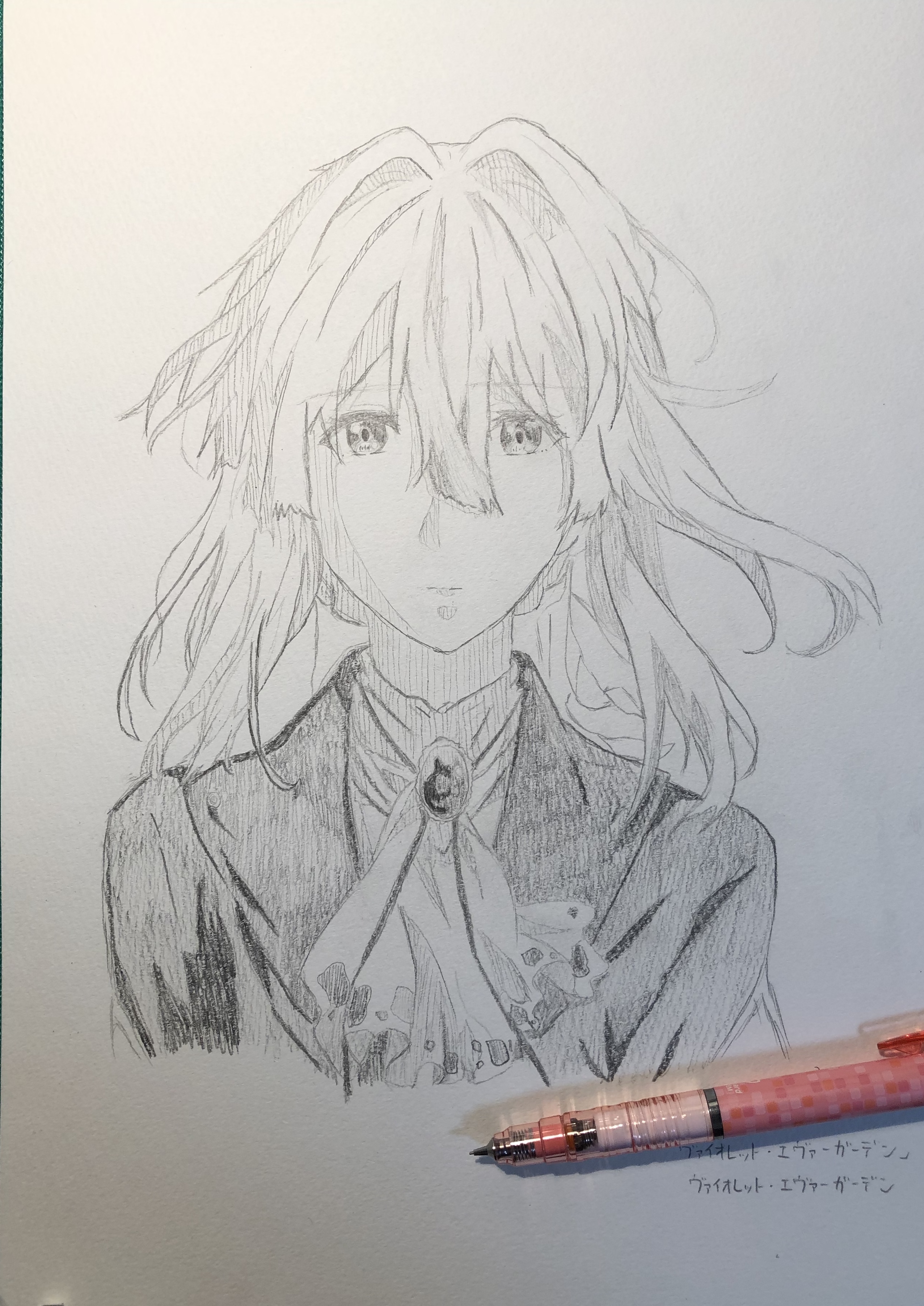 しゅり お絵描き垢 今日はアニメ ヴァイオレット エヴァーガーデン より ヴァイオレットさんです なんか違う 気が向いたら もう一度描いてみます ヴァイオレット エヴァーガーデン イラスト イラスト好きさんと繋がりたい T Co