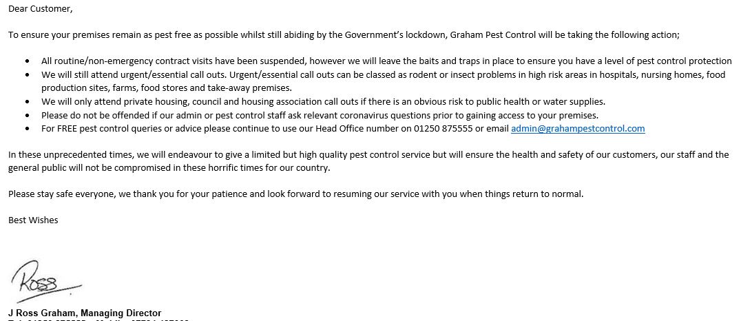 Graham Pest Control tweet media