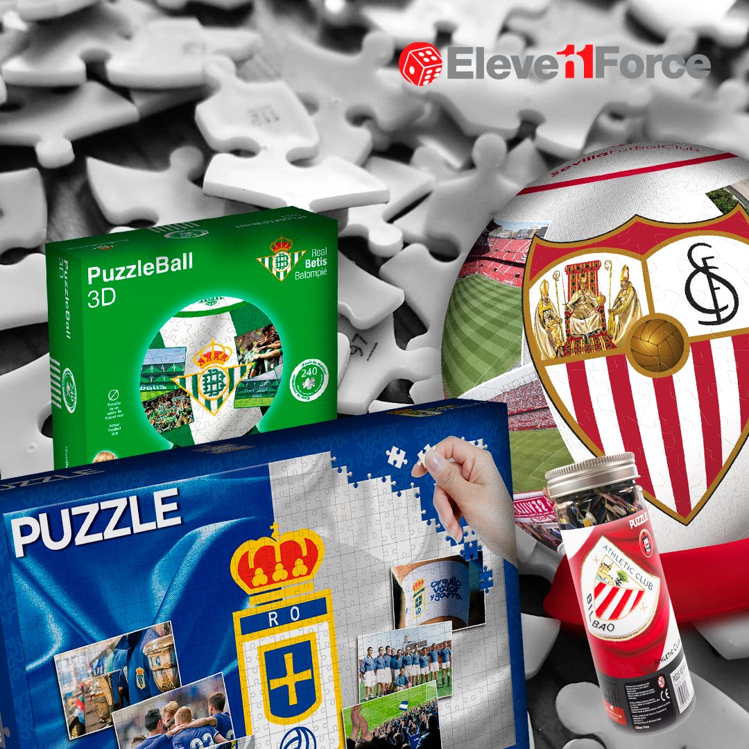 Muchos puzzles para escoger, y de tus equipos de fútbol favoritos ⚽⚽⚽⚽