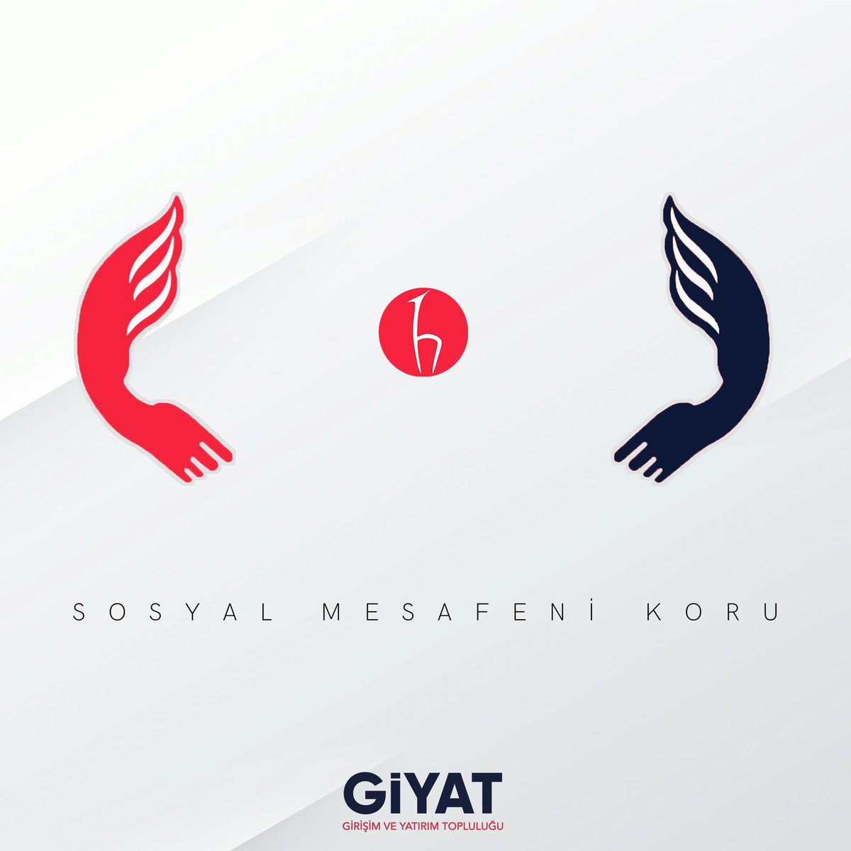 hugiyat's tweet photo. İleride doya doya birlikte olabilmek için şimdi biraz arayı açalım, sosyal mesafemizi koruyalım😌 #mesafenikoru #evdekal #covid19 #giyat https://t.co/6TMXXhx8bF